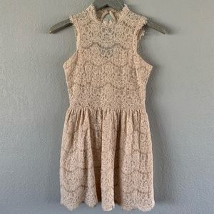 Xhilaration High Neck Lace Dress
